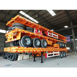 20英尺货柜集装箱12.5米40英尺骨架拖架半挂车