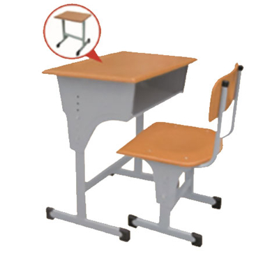 中小学单人单柱单层外升级课桌椅