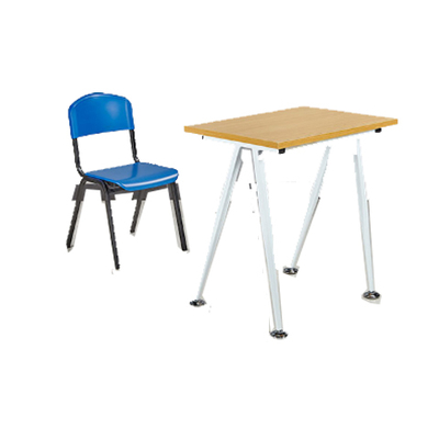 中小学单人单层固定桌椅
