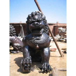 怡轩阁雕塑-广东铜狮子雕塑-铜狮子雕塑厂家