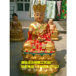 进忠雕塑(图)-彩绘地藏王铜像-贵州地藏王铜像