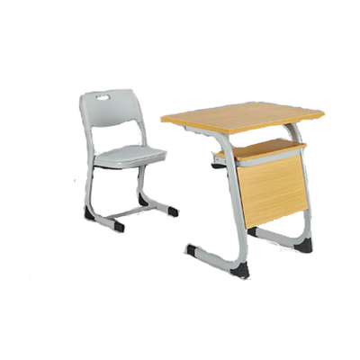 中小学单人C型固定课桌椅