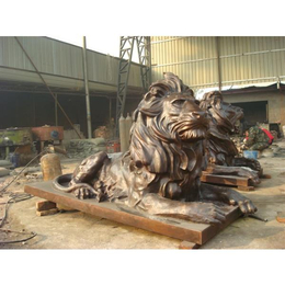 钦州汇丰狮生产商-卫恒铜雕