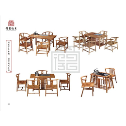 欧式红木餐桌椅生产厂家-得昌装饰红木家具设计