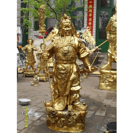 纯铜财神爷-恒保发铜雕厂生产-50公分纯铜财神爷