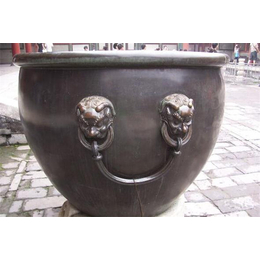世隆雕塑-天津风水铸铜大缸-风水铸铜大缸生产厂