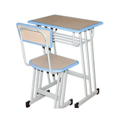 中小学单人三柱单层固定课桌椅