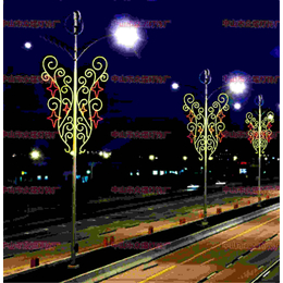 春节街道兜帘灯节庆装饰灯LED灯杆飞翔图案造型灯