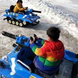冰雪陆三用雪地坦克 电动娱乐儿童坦克车 厂家供应