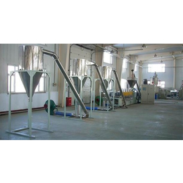 青岛合固木塑机械公司-内蒙古木粉干燥机生产线