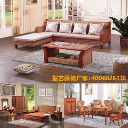 西藏休闲藤椅家具