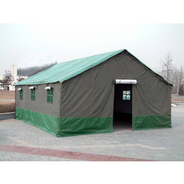 *用加厚帆布工地施工住人保暖防雨雪工程救灾户外棉帐篷