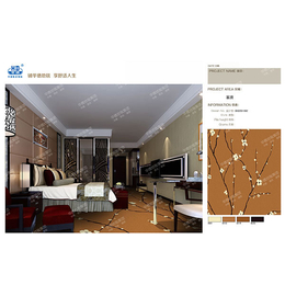 郑州华德地毯(图)-酒店印花地毯厂-榆林酒店印花地毯