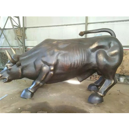 铜牛-立保铜雕(图)-户外铜牛摆件