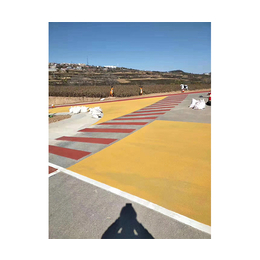 黄石彩色防滑路面-黄冈新天地瓷业公司-彩色防滑路面造价