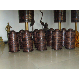 世隆雕塑-铸铜藏族转经轮铸造厂-淄博铸铜藏族转经轮