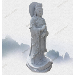  中国观音佛像石雕工厂 思维菩萨石雕像 石雕普贤菩萨