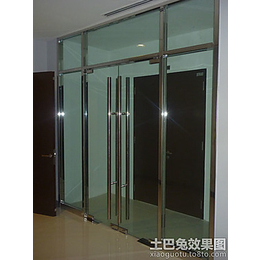天津南开区玻璃门维修拆装倒装玻璃门