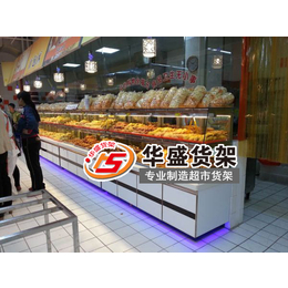 超市生鲜货架哪里有卖-泰安华盛货架厂家-辽宁超市生鲜货架