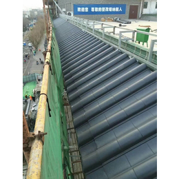 河南新乡郑州城市改造屋面铝合金仿古瓦连体瓦铝筒瓦