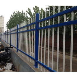 茂名学校围墙护栏图片 农村锌钢围栏 小区铁艺护栏定做