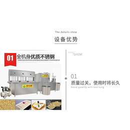 长春大豆腐机生产线 200型大豆腐机价格低 外形美观占地小