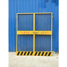 富利安全防护门钢板网电梯防护门大板电梯防护门