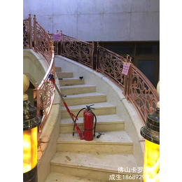 上海镀金铜艺楼梯扶手报价