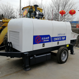 新赛60混凝土泵 电动水泥砂浆输送泵 电动60地泵 柴油拖泵