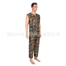 一次性无纺布分体式无袖迷彩防护服一次性用服劳保用品厂家*缩略图