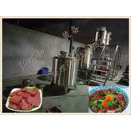 生产猪血豆腐设备-散装血旺生产流水线设备-猪血豆腐生产机