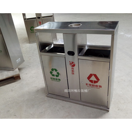 雅安不锈钢垃圾桶供应 钢板垃圾桶 分类垃圾箱