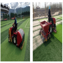 上海SMG足球场人造草坪维护*施工设备施工