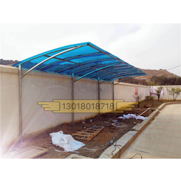 耐力板雨棚-武汉雅祥铁艺 -耐力板雨棚厂家