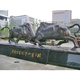 青铜牛雕塑-铜雕工艺品厂(图)-5米青铜牛雕塑