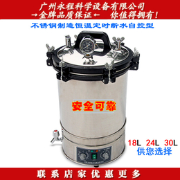 不锈钢压力蒸汽消毒锅 手提式高温高压灭菌器YX-280D