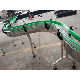 生产厂家-灌装塑料转弯链板输送机-杨浦区塑料转弯链板输送机
