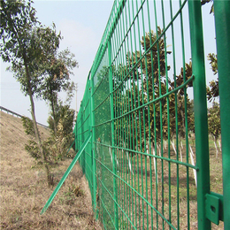 道路框架护栏网 安全防护网 双边折弯网栏 定做护栏网
