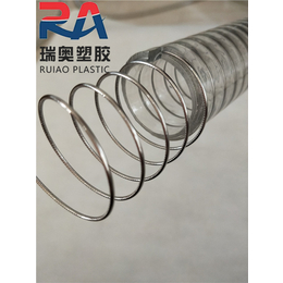 瑞奥塑胶软管-带钢丝的pu塑料管透明-带钢丝的pu塑料管