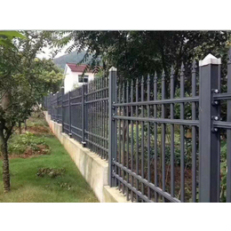 永州围墙护栏-锌钢方管栏杆(图)-锌钢围墙护栏厂家
