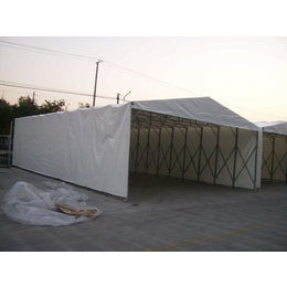  洪山蔡甸推拉帐篷移动式雨棚收缩制造大型活动雨棚工厂缩略图