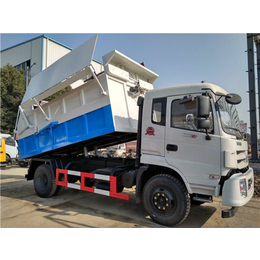 新型装污泥  渣土运输车 5吨带自卸密封功能的污泥清运车