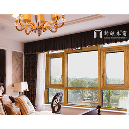 铝木门窗-新欧木窗产品质量好-铝木门窗生产厂
