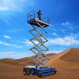 12米履带升降机 沙漠行走升降车 高空作业平台报价 登高车