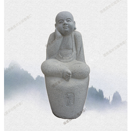  西藏采购广州石雕小和尚 六度小沙弥石雕 