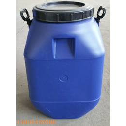 50升大口蓝色塑料桶螺旋盖塑料桶