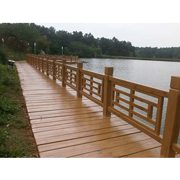 仿木护栏- 顺安景观护栏生产-河道仿木护栏厂家