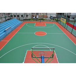 篮球场地铺设-新余市界水乡篮球场地-辉跃体育