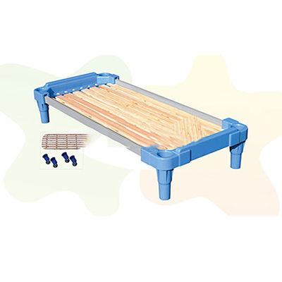 单人折叠塑木单层幼儿床