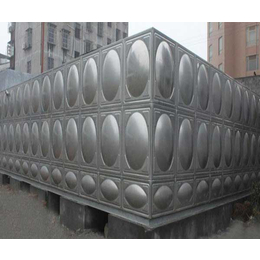 拉萨圆形不锈钢水箱-济南汇平*-圆形不锈钢水箱定制